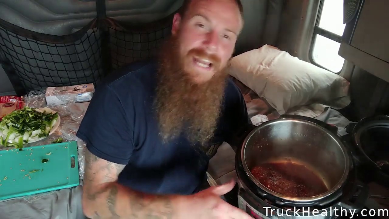 Cooking In Your Semi-Truck - Healthy Steak Fajitas
