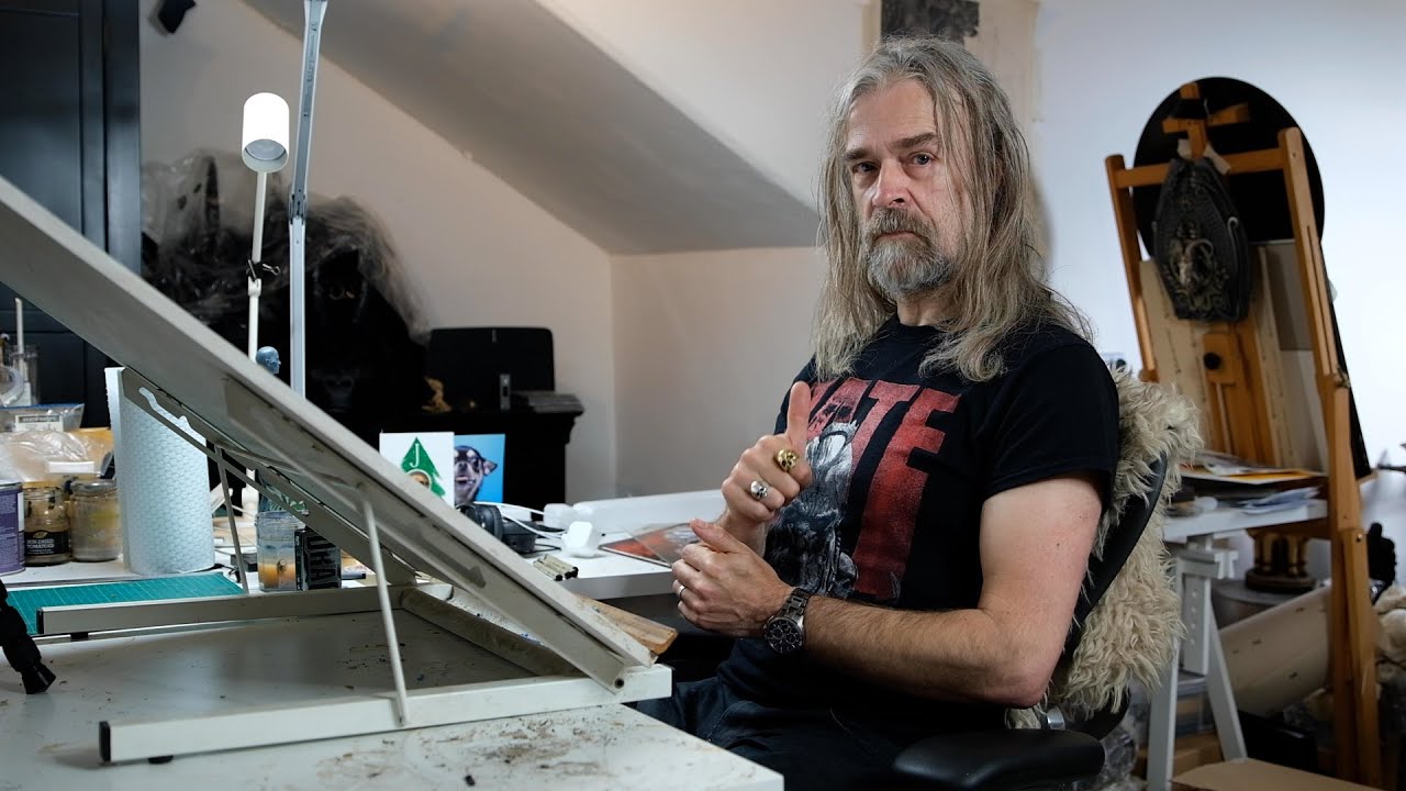 A treat for fans of my older work! (acrylic painting)