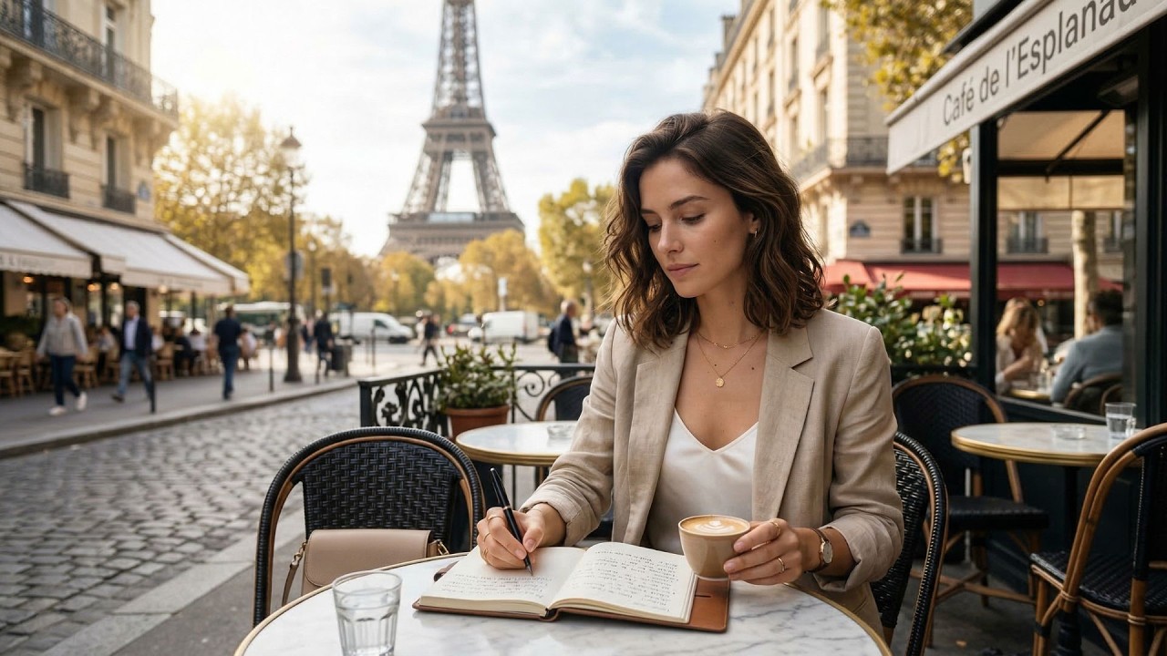 Acoustic French Love Songs — Chic Modern Paris Café Ambience (Vol.01)