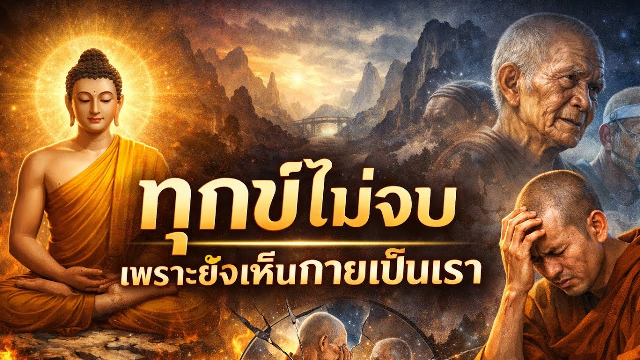 ปฏิบัติแล้วยังทุกข์ เพราะยังเห็นกายเป็นตัวเรา | อุบายละสักกายะทิฏฐิ EP1