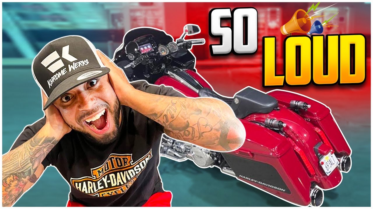 Road glide with Khrome Werks full exhaust and torque cam sound
