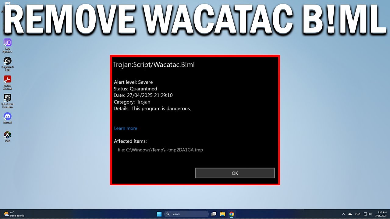 How To Remove Trojan Win32 Wacatac B!ml - Easy Fix