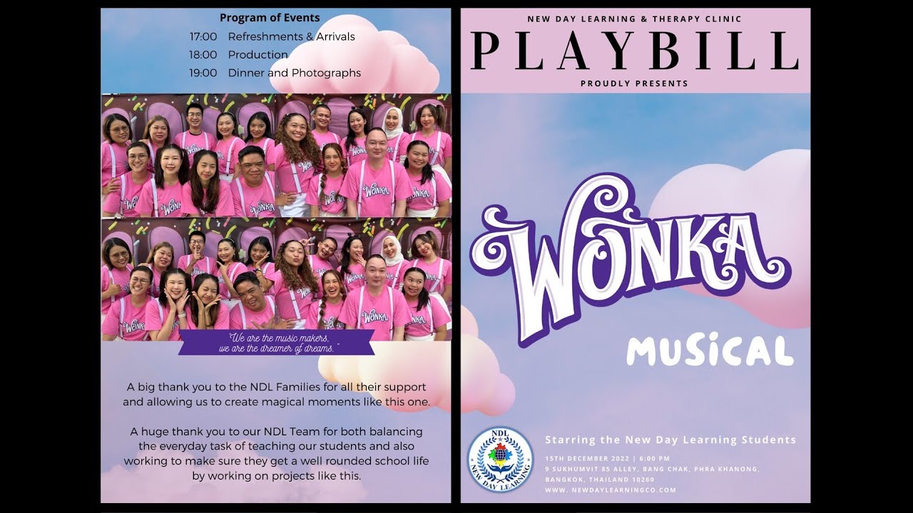 Wonka The Musical - 2023 Production (New Day Learning & Therapy Clinic)
