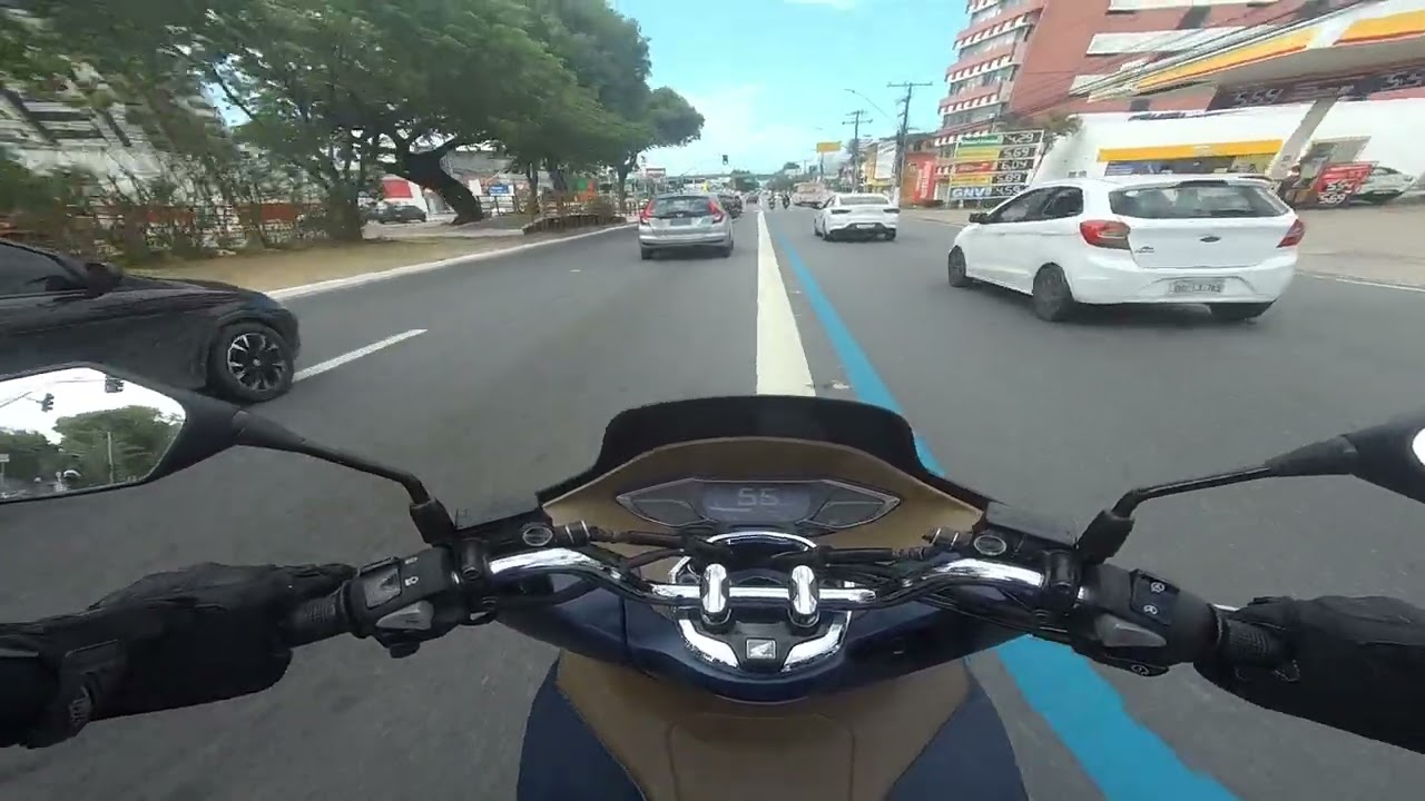 TESTE DRIVE NA PCX 160 .  FICOU MELHOR QUE A NMAX ?