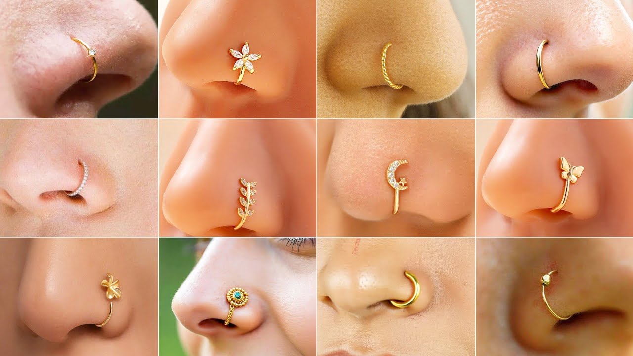Gold Nose Ring with Price 2025 / Gold Nose Ring New Design /Gold Nose Pin Designs |
