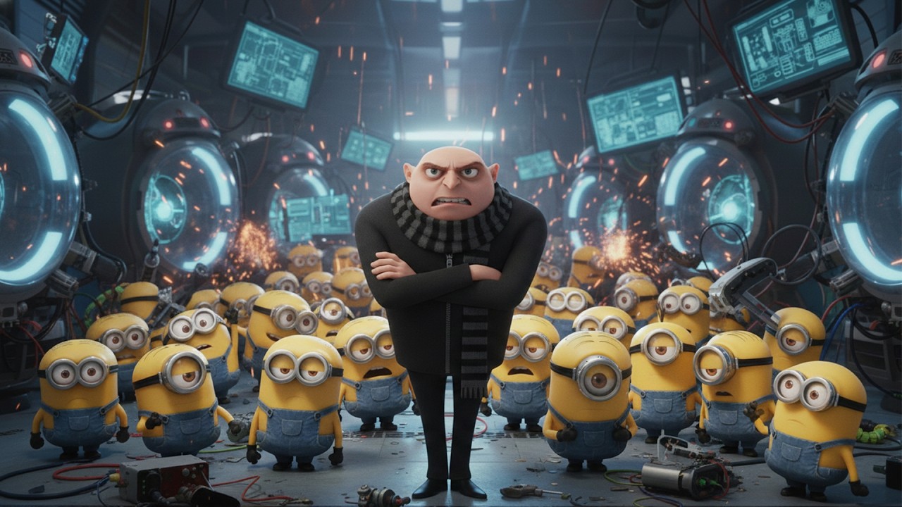 Inside Gru’s Lab 💥😱 | When Minions Break Everything | Funny Minions Animation