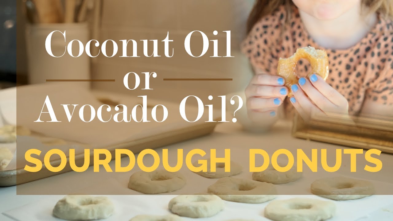 Healthy Oil Homemade Sourdough Doughnuts Coconut Allergy Friendly