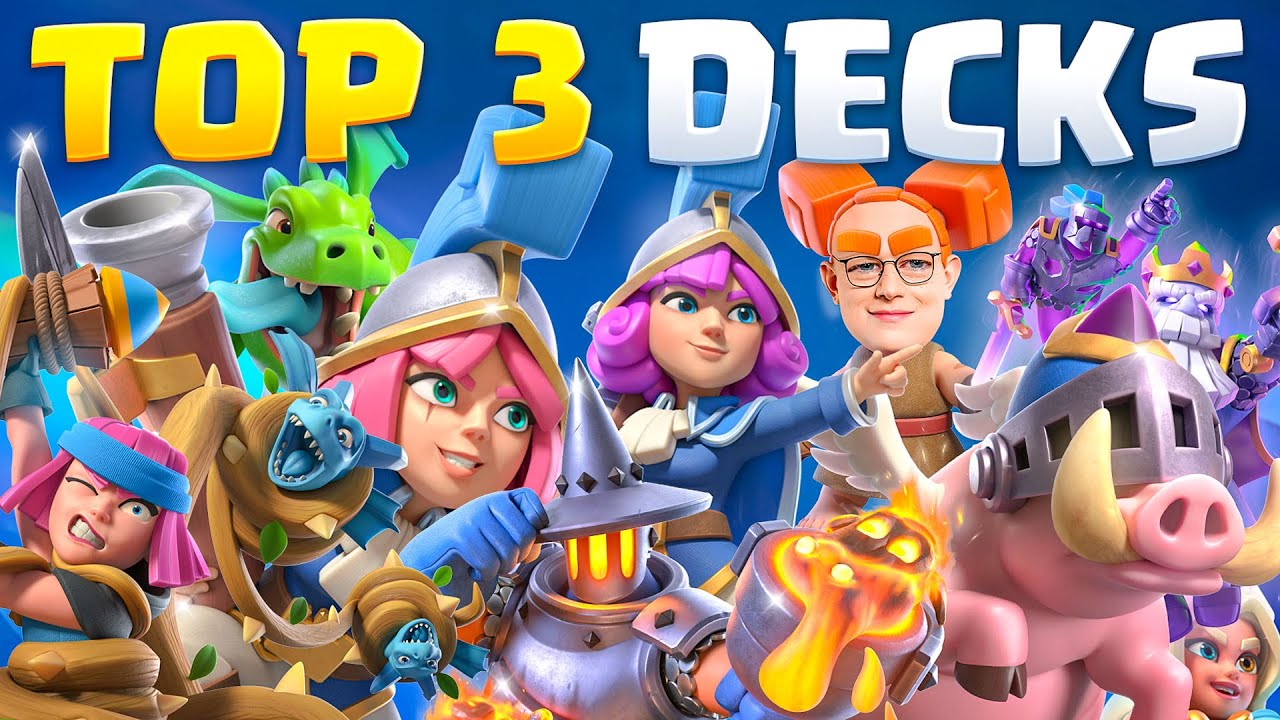 ТОП-3 ЛУЧШИХ КОЛОДЫ В МЕТЕ CLASH ROYALE! 🏆