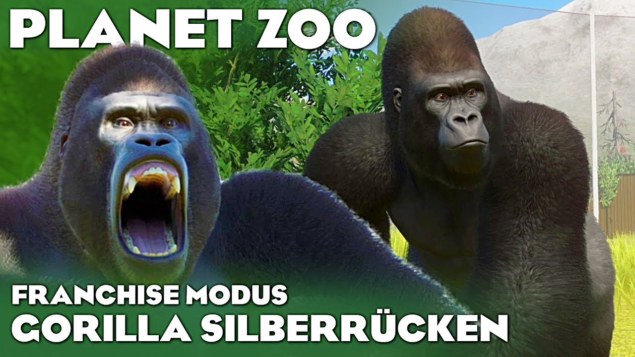 PLANET ZOO GORILLA SILBERRÜCKEN Planet Zoo Deutsch German Franchise #17