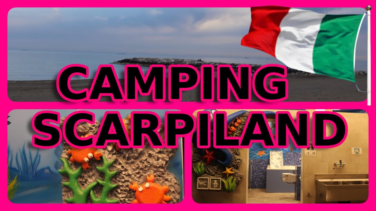 Camping SCARPILAND. Taki kemping przy Wenecji. Super sanitariaty dla dzieci 