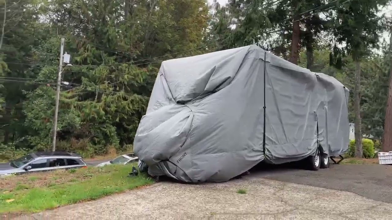 “Ultimate RV Protection – Keep Your Camper Safe from Rain, Sun & Snow!”