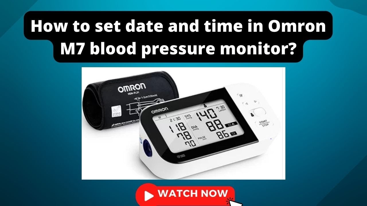 How to Set Date & Time on Omron M7 Blood Pressure Monitor ⏰ | Quick Setup