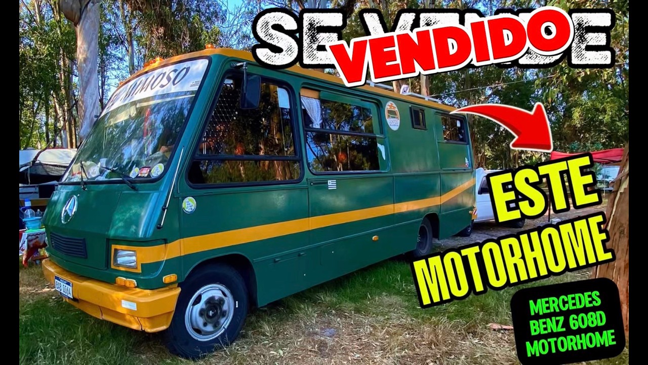 MOTORHOME espectacular EN VENTA, mercedes benz 608D, te lo mostramos al detalle en este VAN TOUR