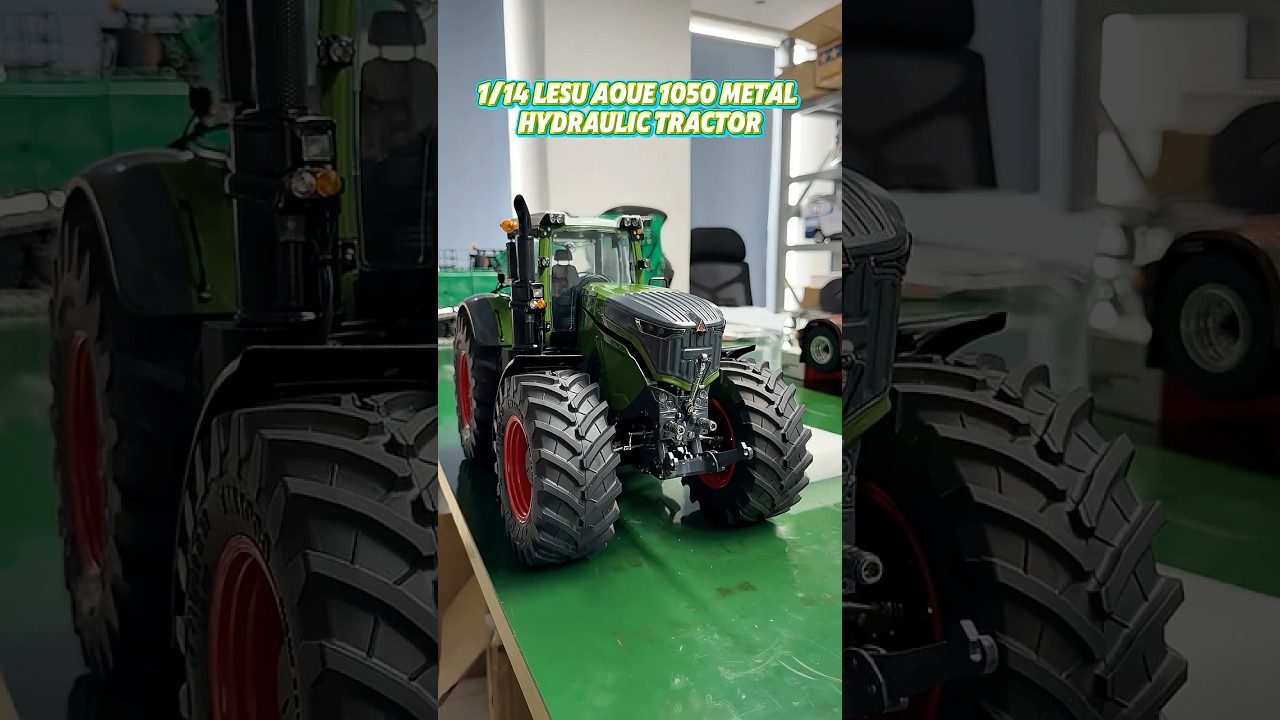 Just a quick demo on how to swap the rear quick coupler on this 1/14 LESU 1050 Hydraulic Tractor#rc