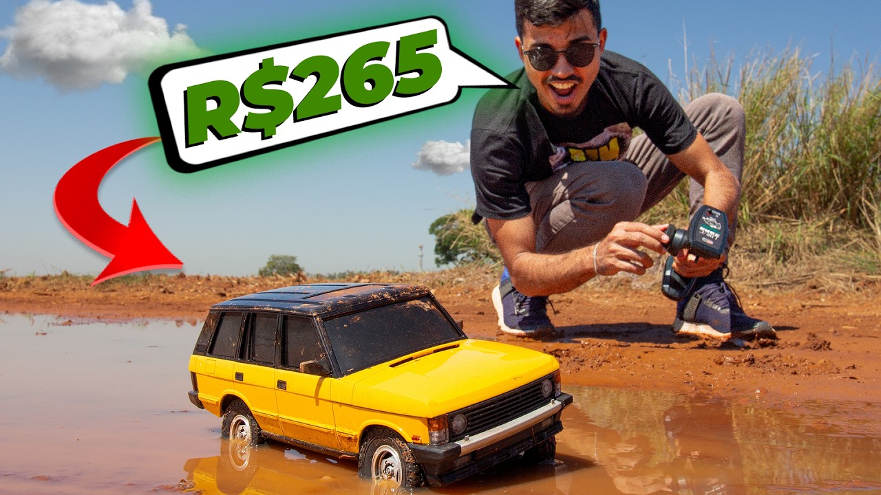 Á PROVA D'AGUA? Testamos o NOVO CARRO de Controle Remoto Crawler! | LDR/C LD18401