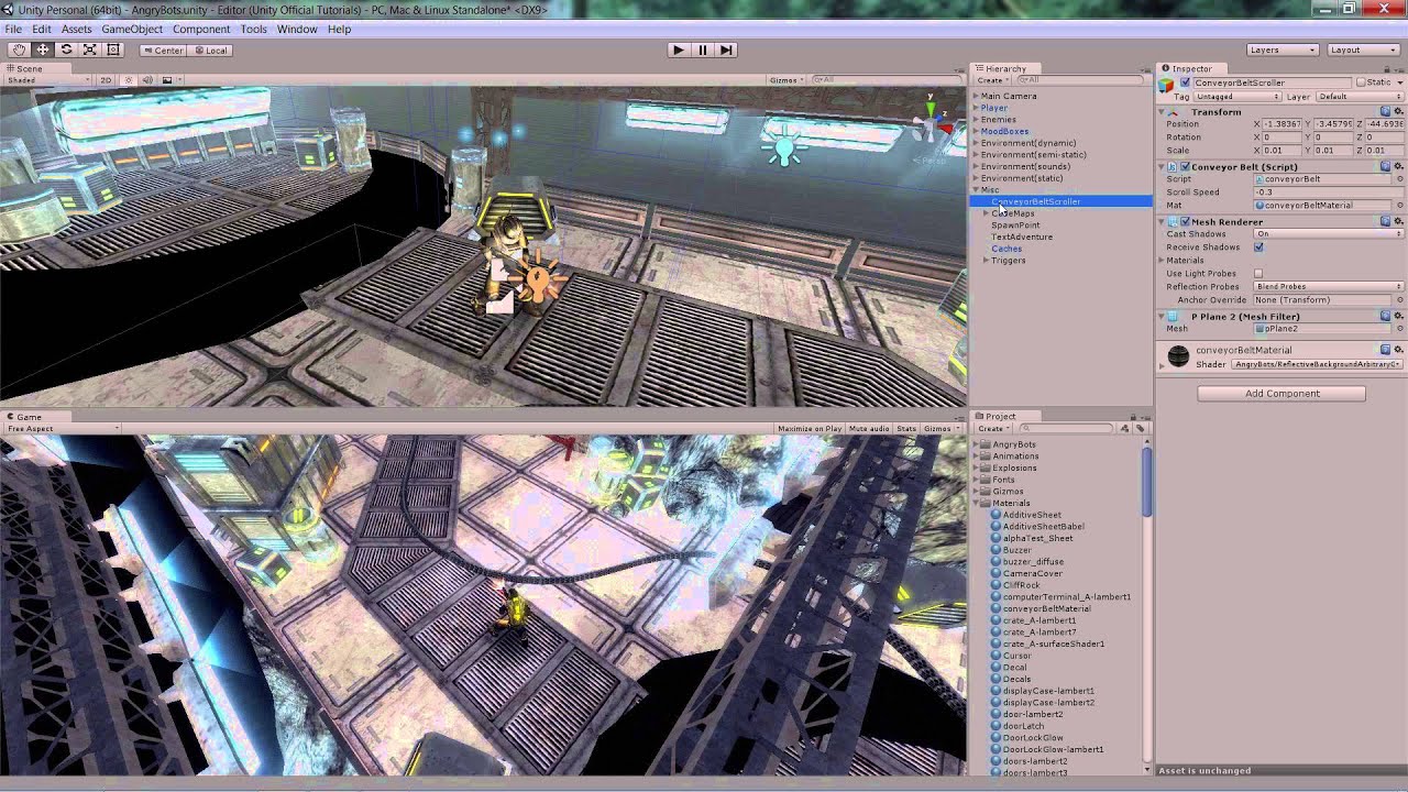 1. Interface Overview (ru) - Unity Official Tutorials