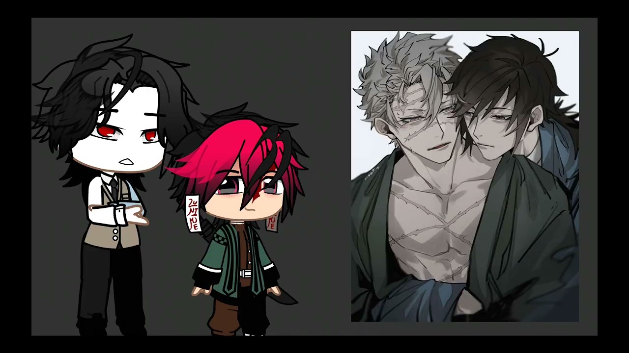 The hashira s and muzan tanjiro and yuna react to ships #yuna #tanjjro #muzan #muichiro #obanai 
