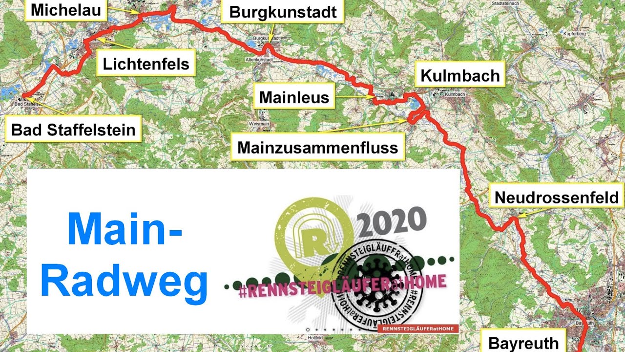 RENNSTEIGL&Auml;UFERatHOME: 74 km Supermarathon auf dem Main-Radweg