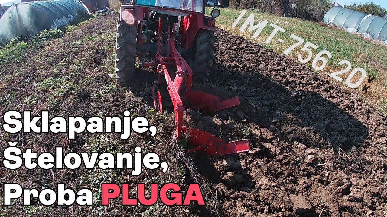 Kako se nameštaju raonici? Sklapanje, štelovanje i proba pluga-IMT 756. Obični neobični snimci #6