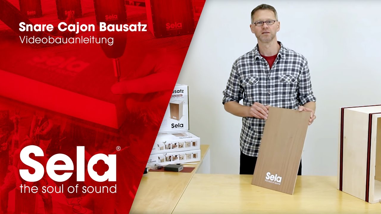 Sela Snare Cajon Kit / Bausatz - Official Video Assembly Instructions / Video-Bauanleitung