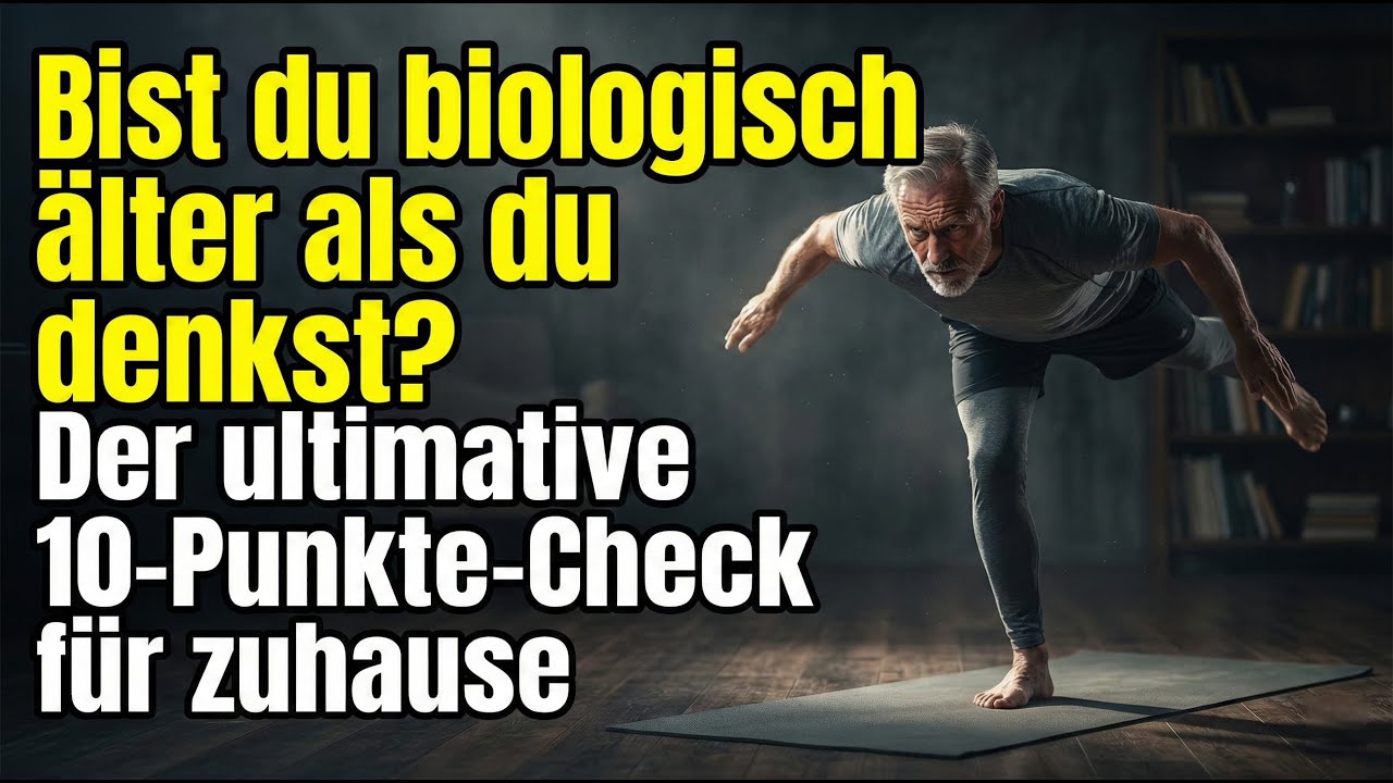 Bist du biologisch älter als du denkst? Der ultimative 10-Punkte-Check für zuhause