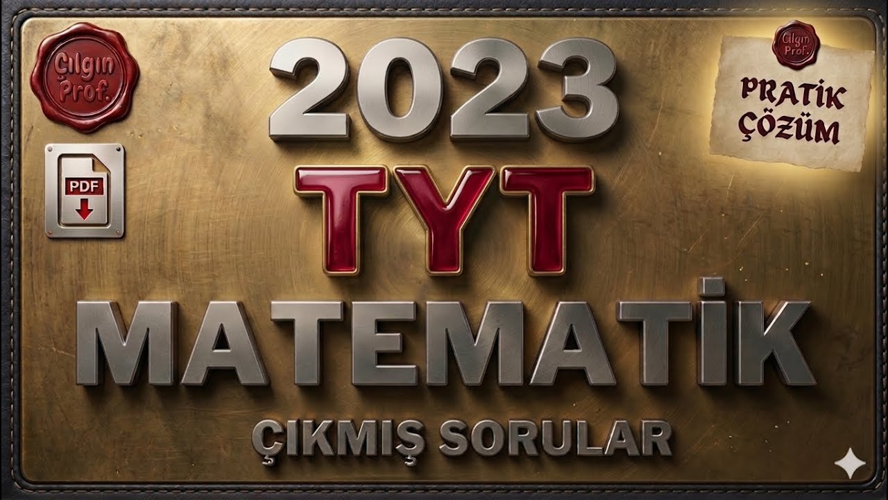 2023 TYT MATEMATİK [+PDF] - 2023 TYT Matematik Soru Çözümleri