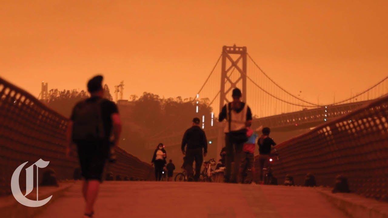 Orange-Red, Smoke-Choked Skies Stun Bay Area Residents