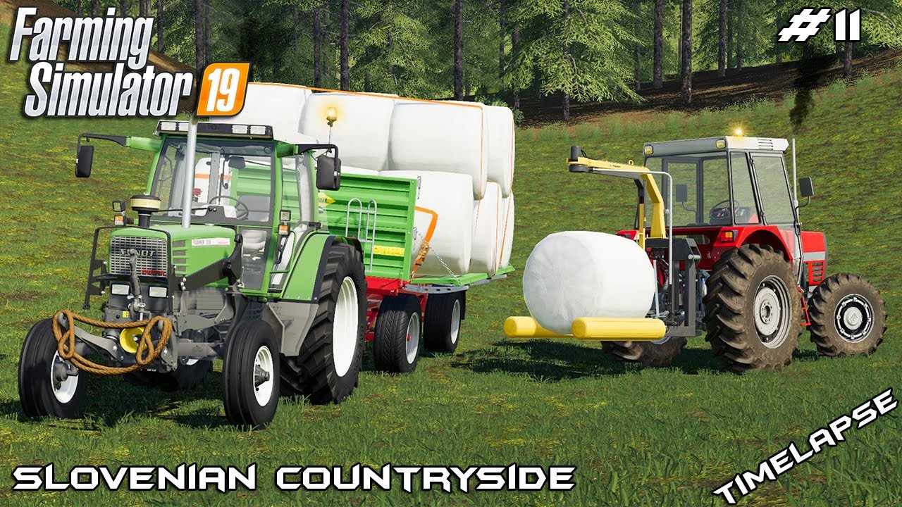 Selling silage bales(fully loaded) | Slovenian Countryside | Farming Simulator 2019 | Episode 11