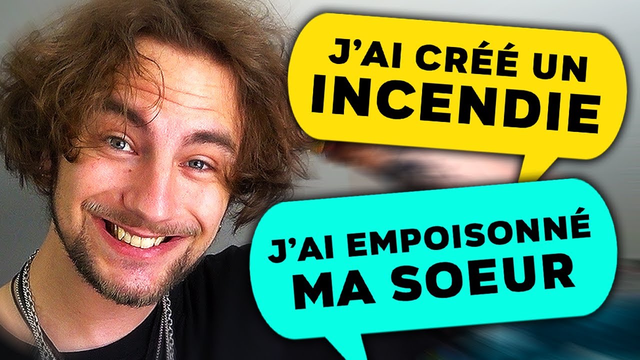 Vos PIRES BÊTISES (quand vous étiez enfants)