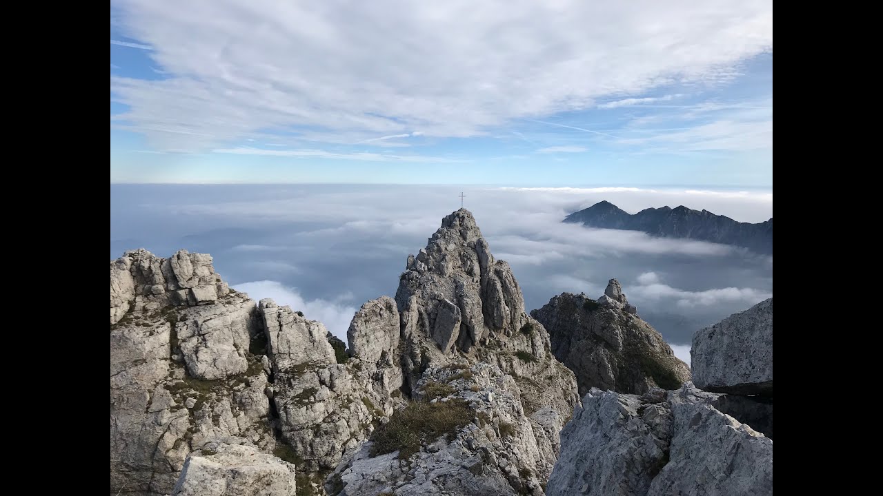 Ottobre 2019: punta Lovaraste, gruppo del Fumante, passo dell'Obante, Carega