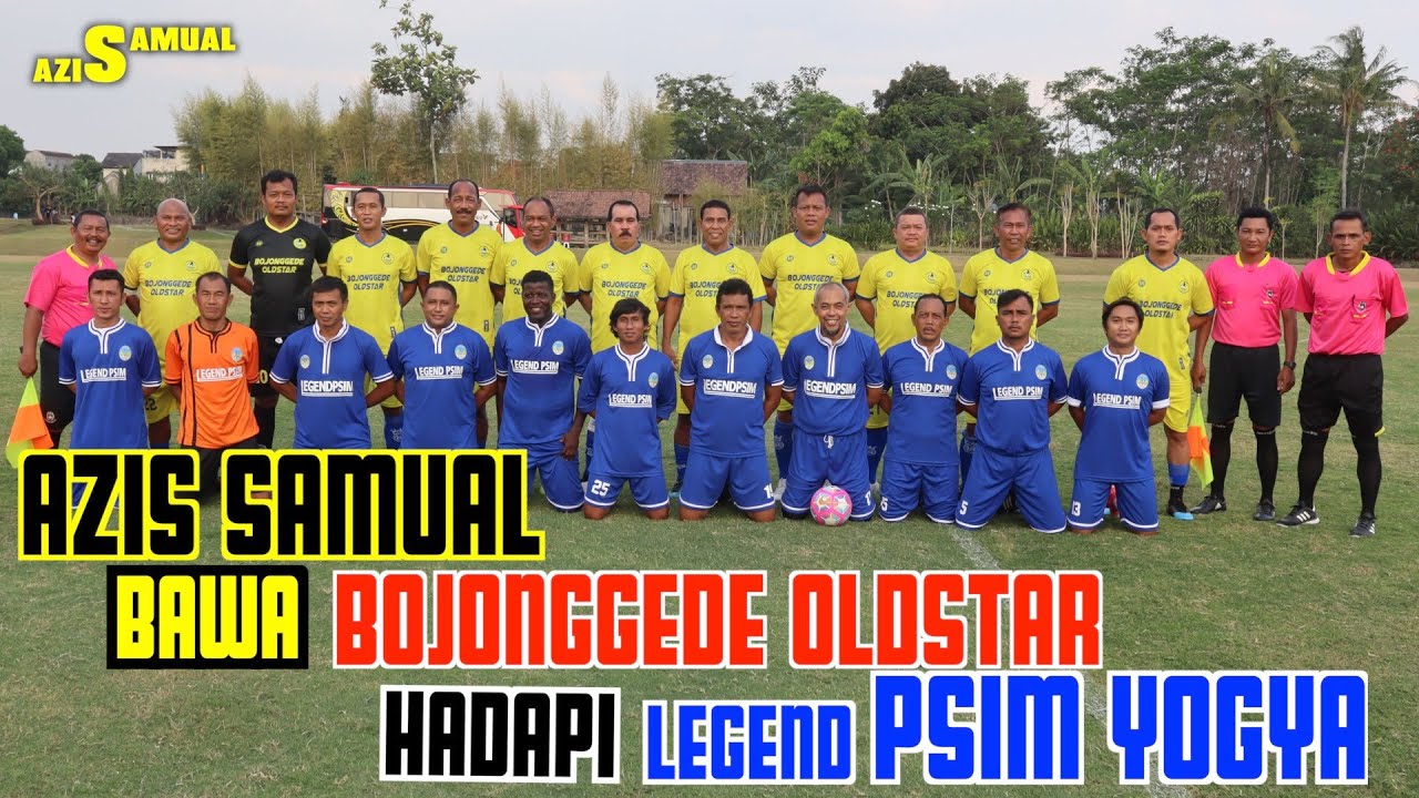 BERSAMA TIM BOJONGGEDE OLDSTAR, AZIS SAMUAL TEKUK TIM PSIM LEGEND