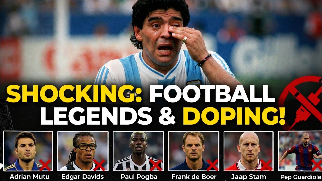7 Football Legends Who FAILED Doping Tests #footballscandal #footballhistory