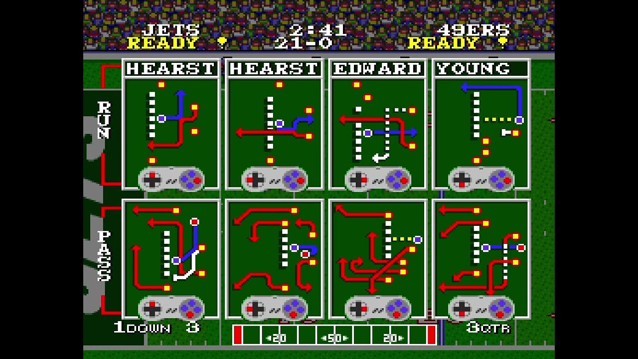 New York Jets 1998 Season – Week 1 vs 49ers | Tecmo Super Bowl SNES