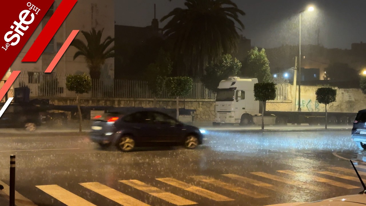 تساقطات غزيرة بالعاصمة الاقتصادية الدار البيضاء