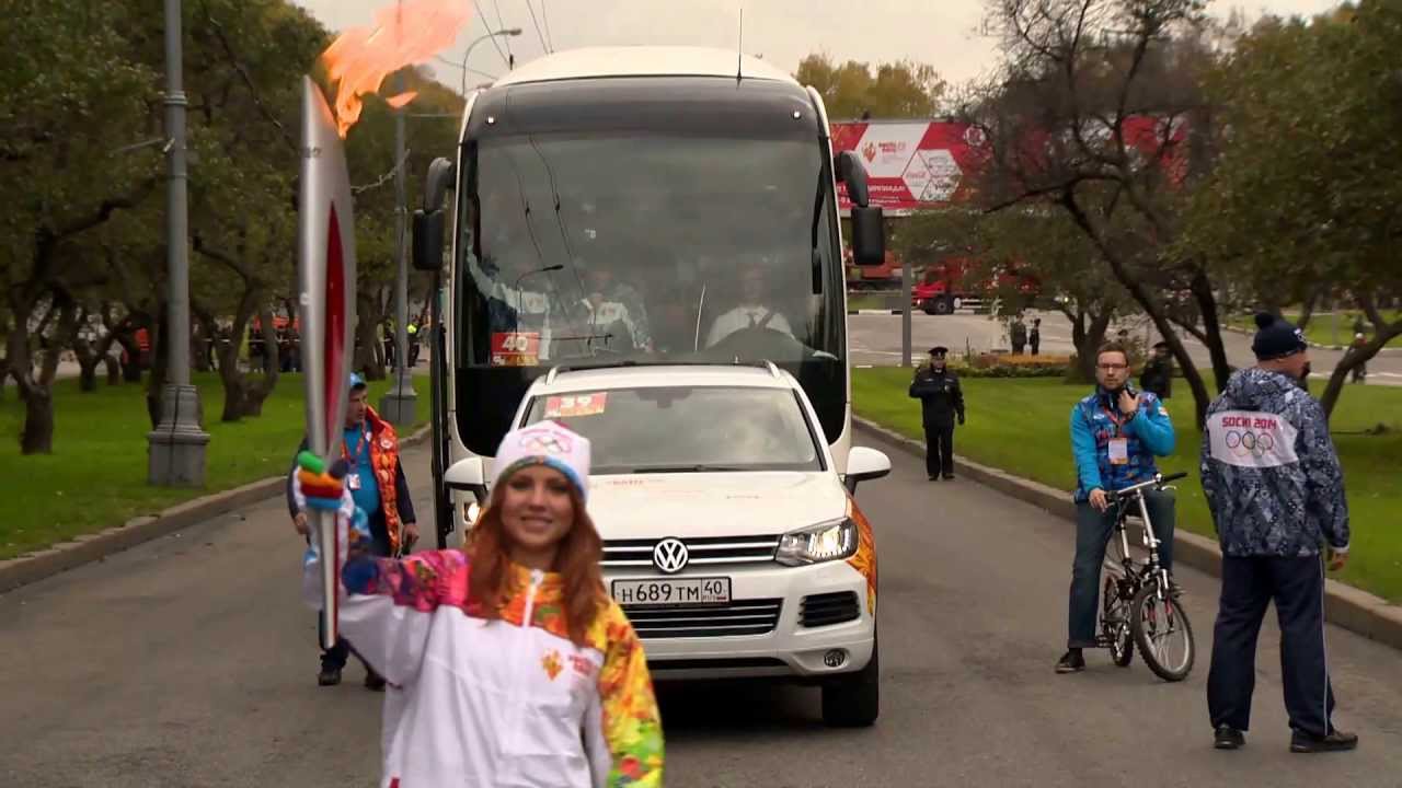 Факел Олимпийского огня Сочи2014