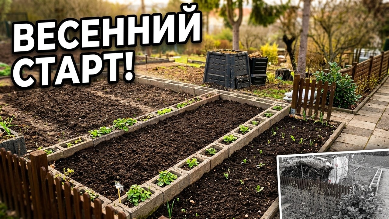 Весенние работы начались! Первые дни на даче