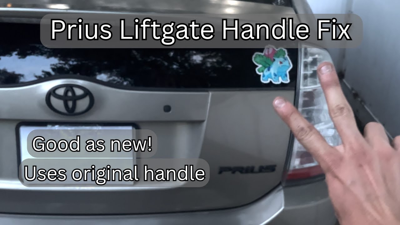 Toyota Prius Liftgate Handle Repair (2004-2009)