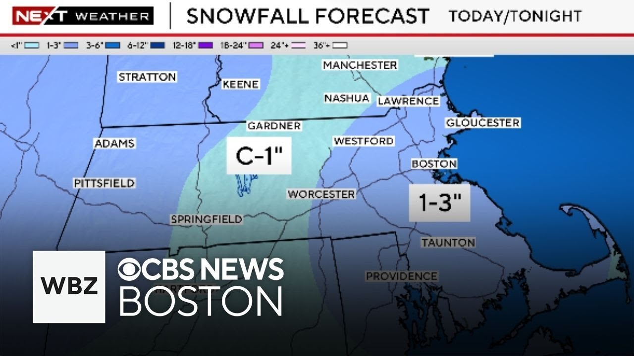How much snow will Boston get today? Meteorologists talk snow forecast, white Christmas