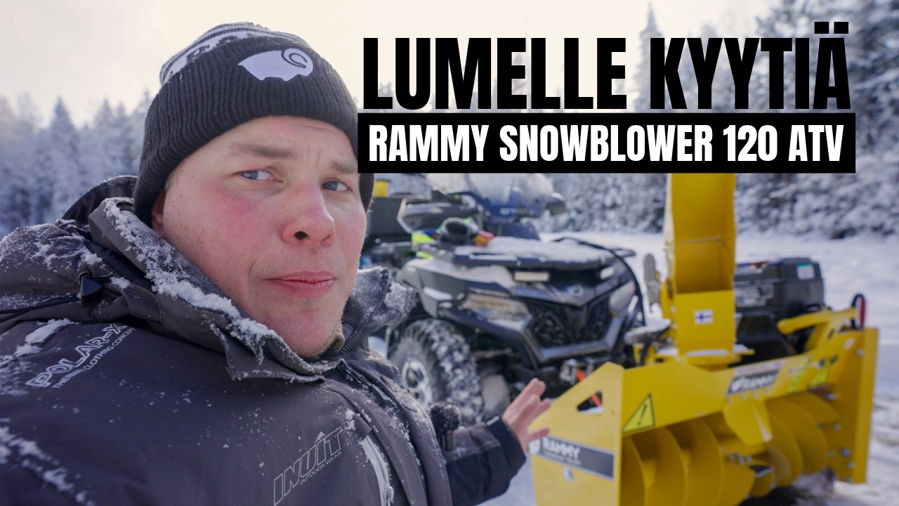 Lumilinko mönkijään - ensifiilikset