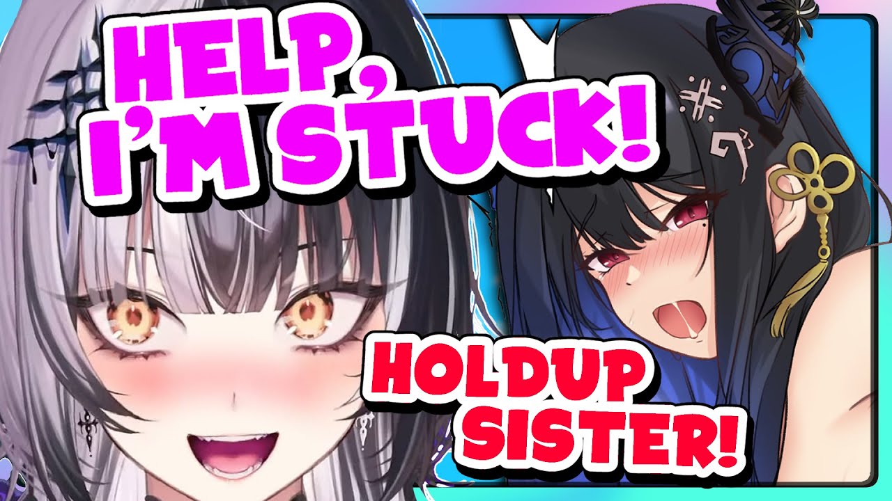 Nerissa's fat dumpy gets STUCK! Step bro Shiori has to save her