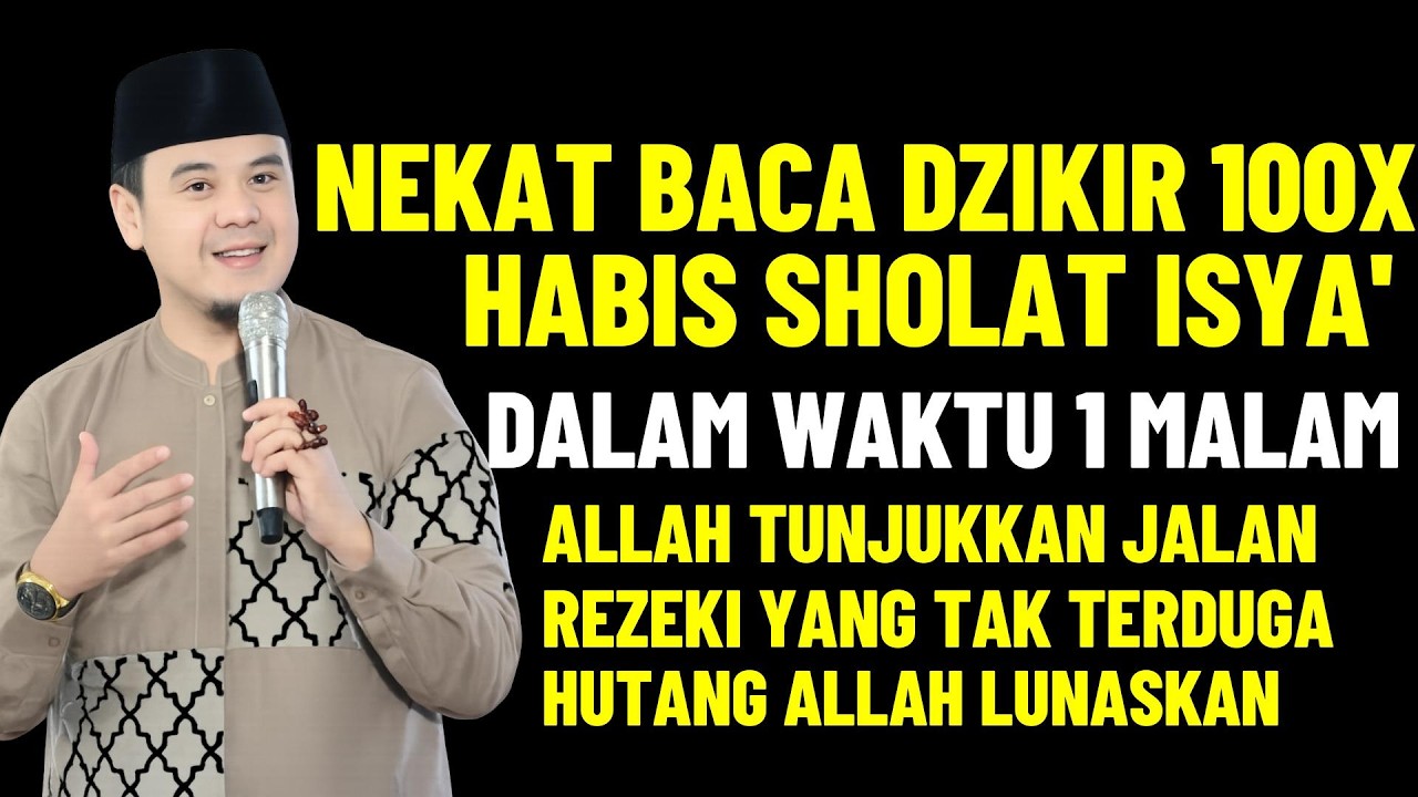 BACA INI 100X HABIS ISYA' Hanya 1 Malam, Allah Tunjukkan Jalan Kuasa Rezeki Yang Tak Terduga...!!