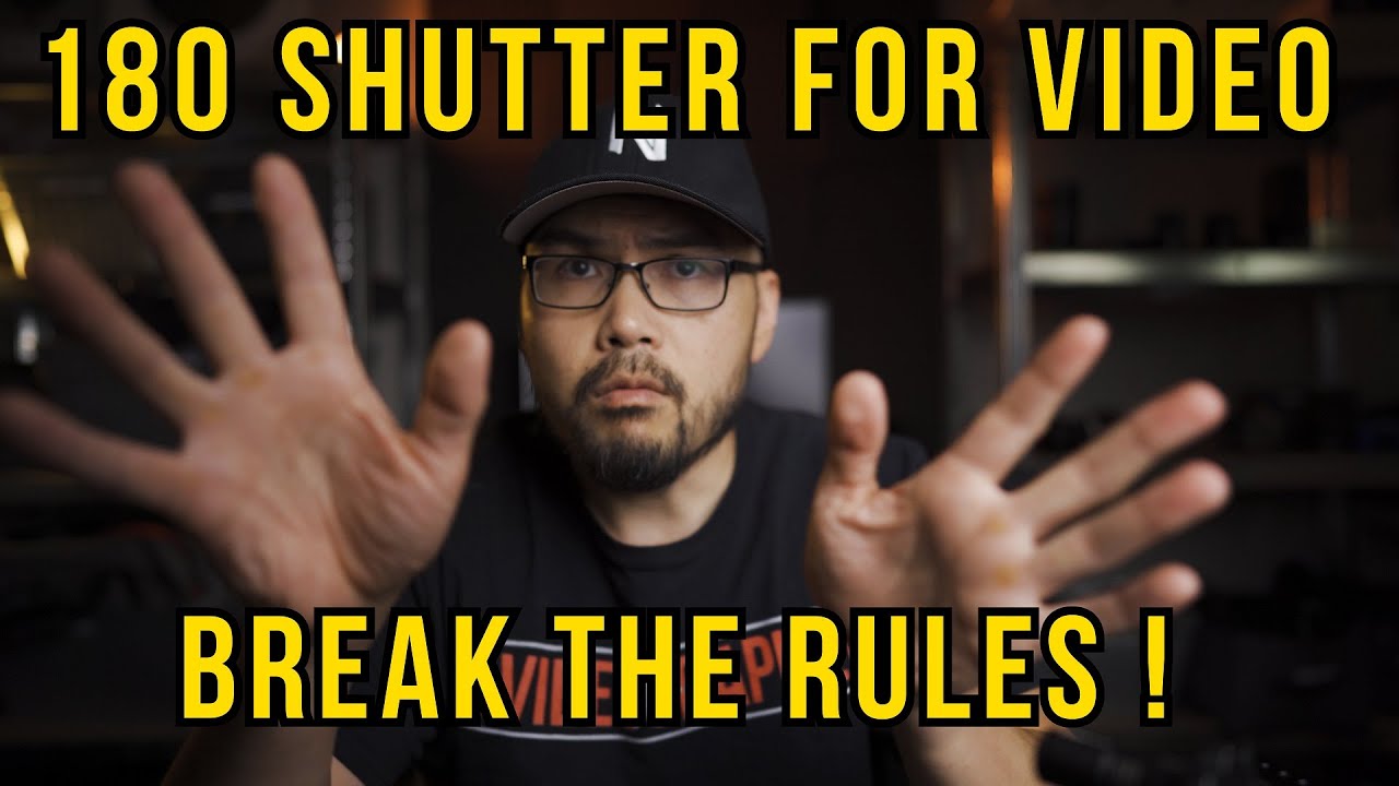 Shutter Speed for Video - When to BREAK the 180 shutter angle rule! #shutterspeed