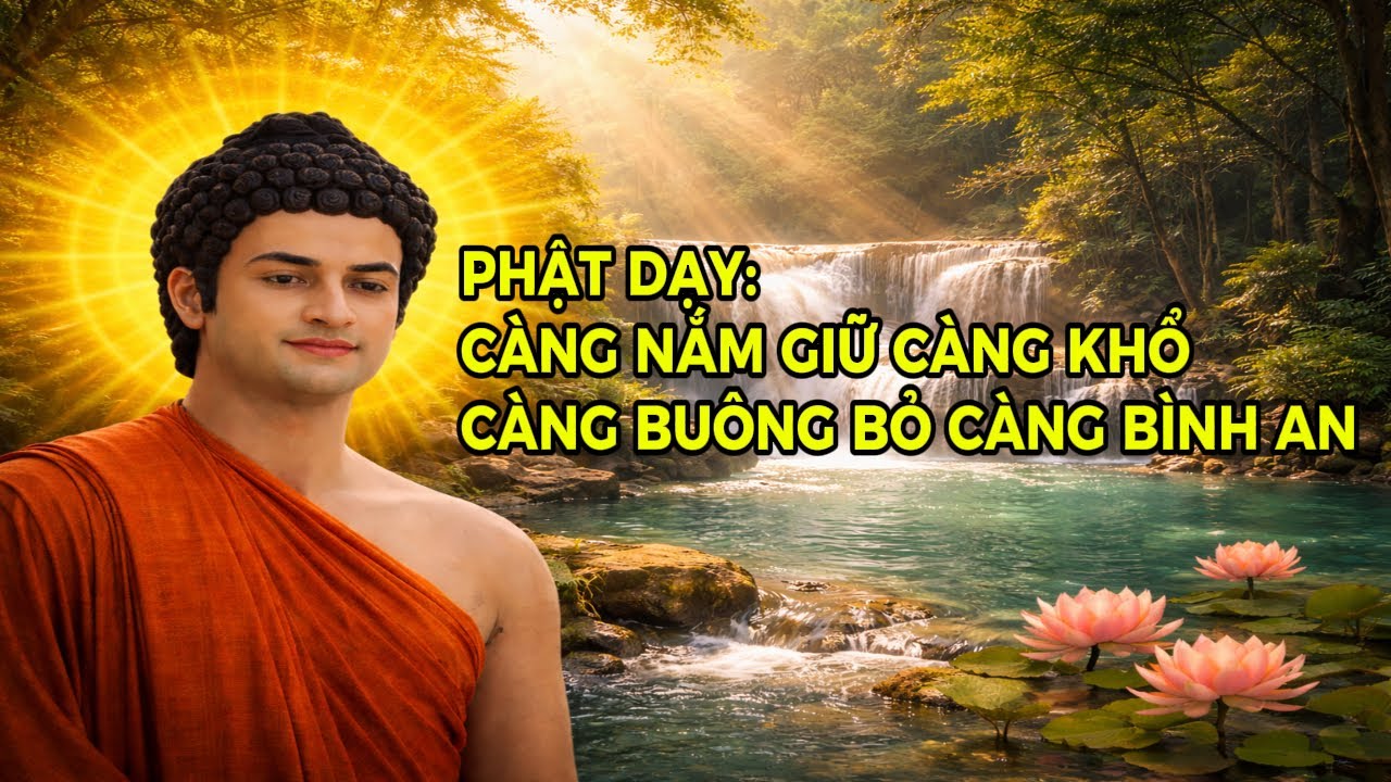 Phật Dạy: Càng Nắm Giữ Càng Khổ - Càng Buông Bỏ Càng Bình An