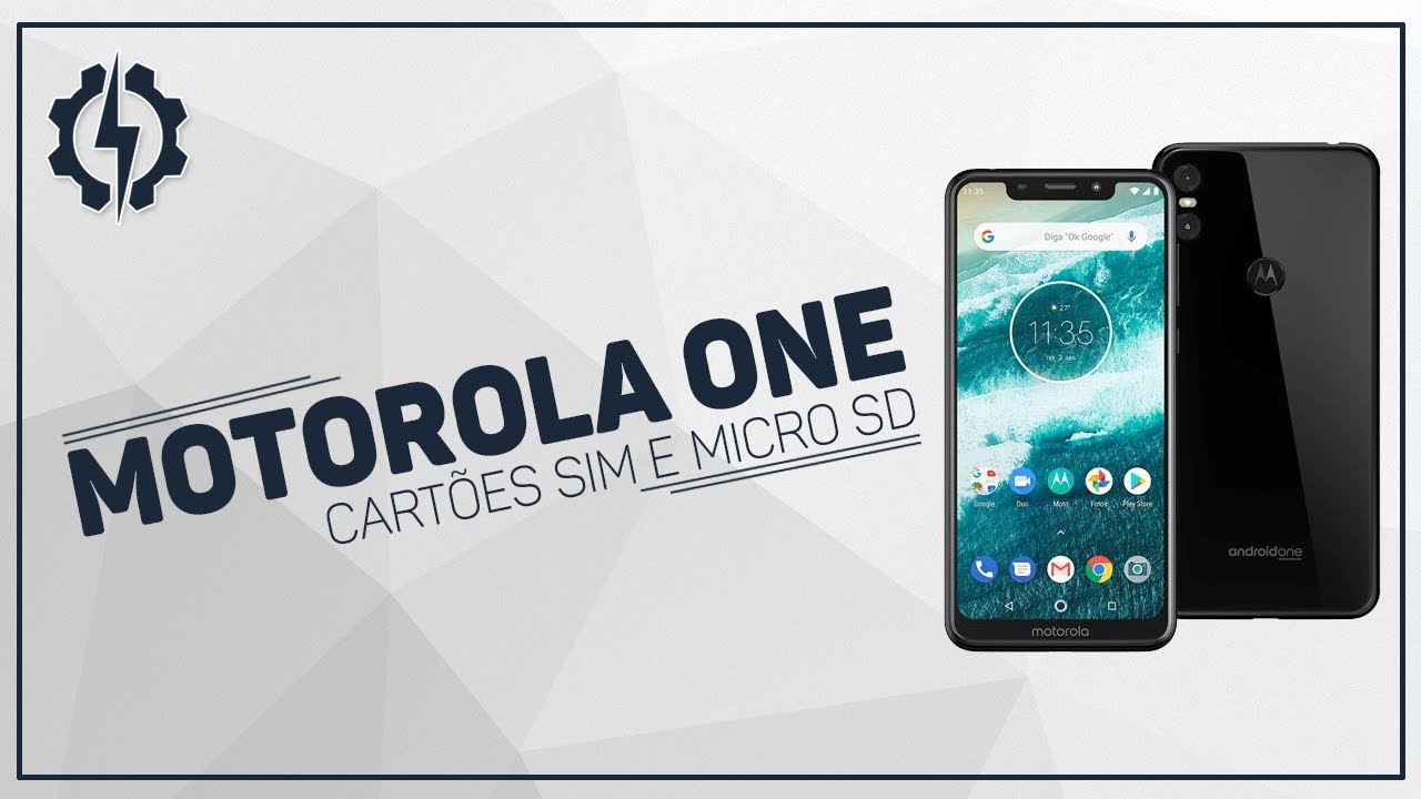 MOTOROLA ONE - COLOCANDO CARTÕES SIM E MICRO SD