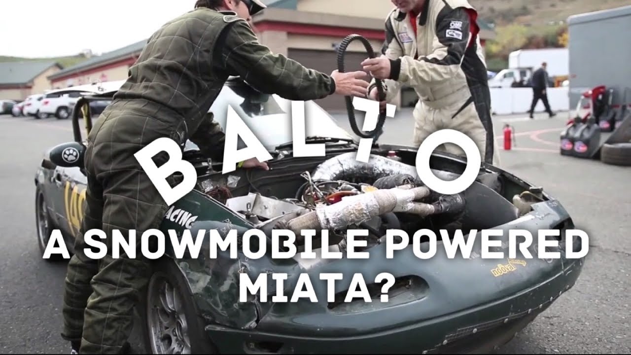 Balto - A Snowmobile Powered Miata