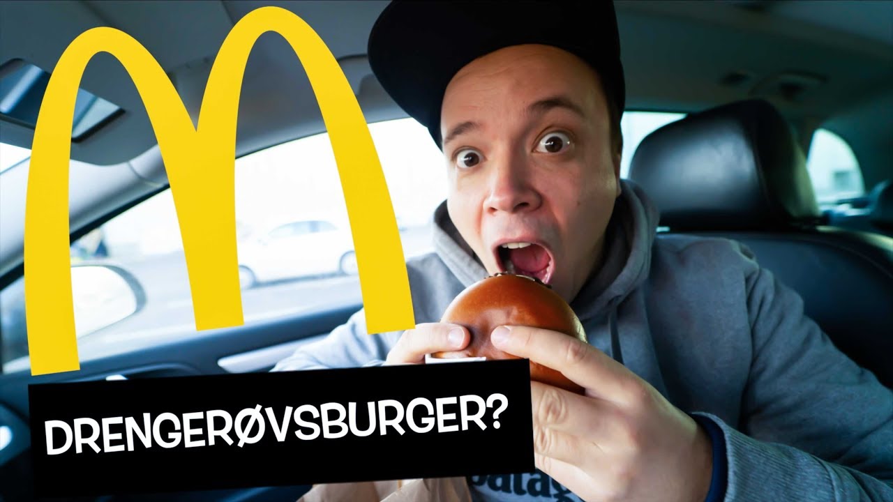 DEN HELT NYE McDonalds BURGER..TASTE TEST..DEN ER FYLDT MED SOVS
