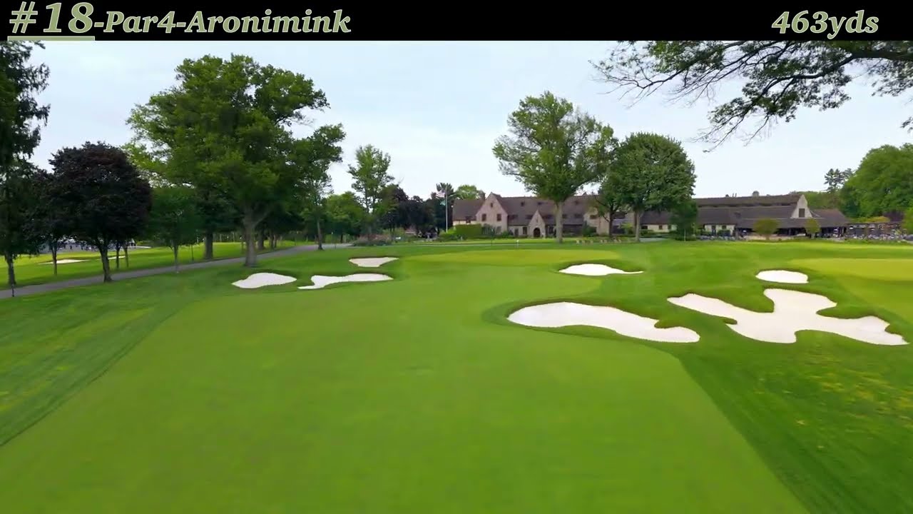 Course Flyover &mdash; Aronimink
