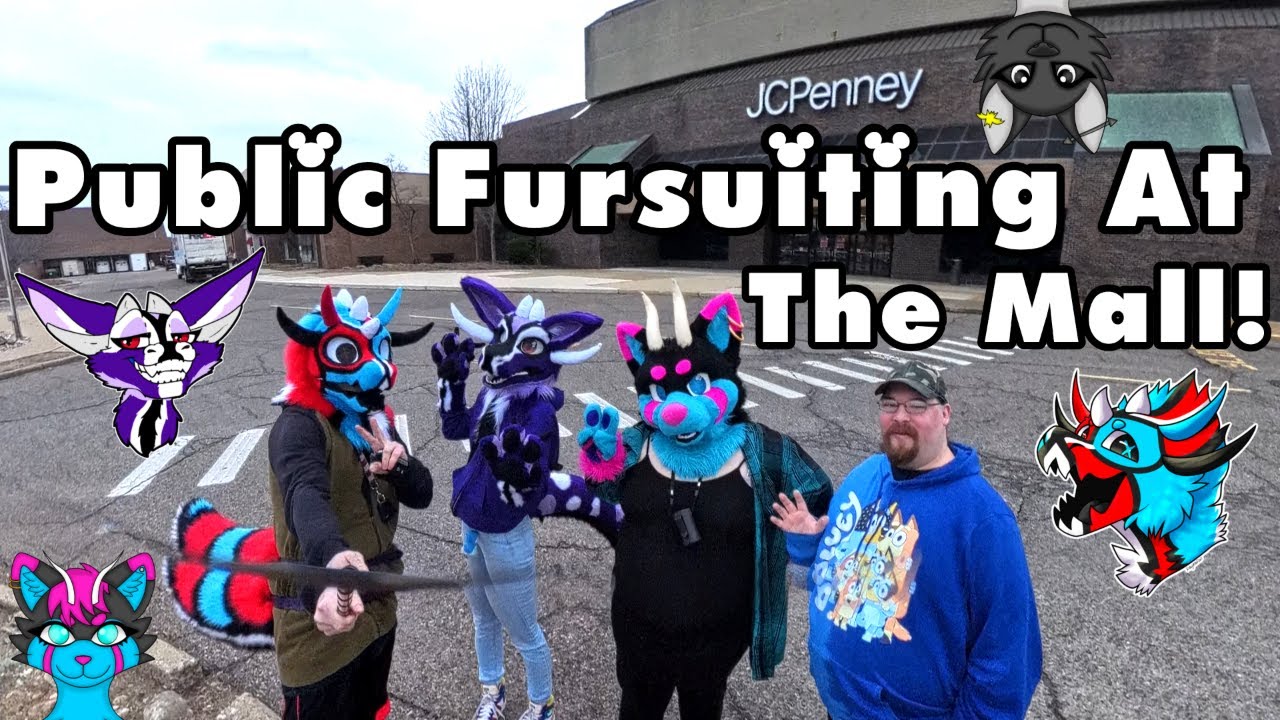 Public Fursuiting At The Mall!