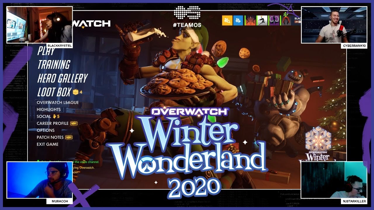TeamOS Plays some Winter Wonderland in Overwatch!
