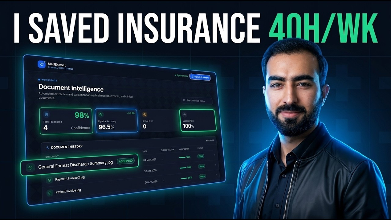 How I Automated Medical Claims Processing with a Self-Evaluating AI Agent | Saves 40 Hours Per Week